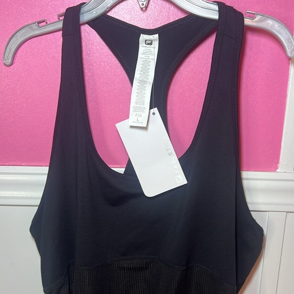Black Racerback Tank Top - Picture 3 of 7